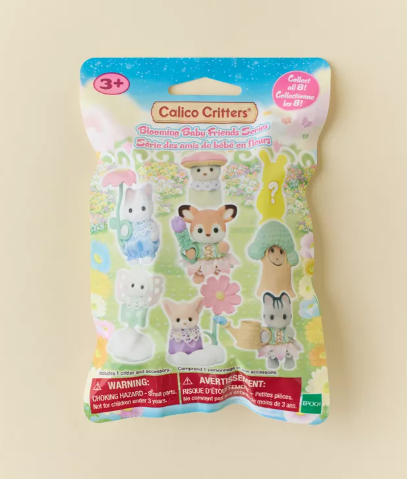 Calico Critters Blooming Baby Friends Series Blind Bag Figures Revealed New in Package - UK