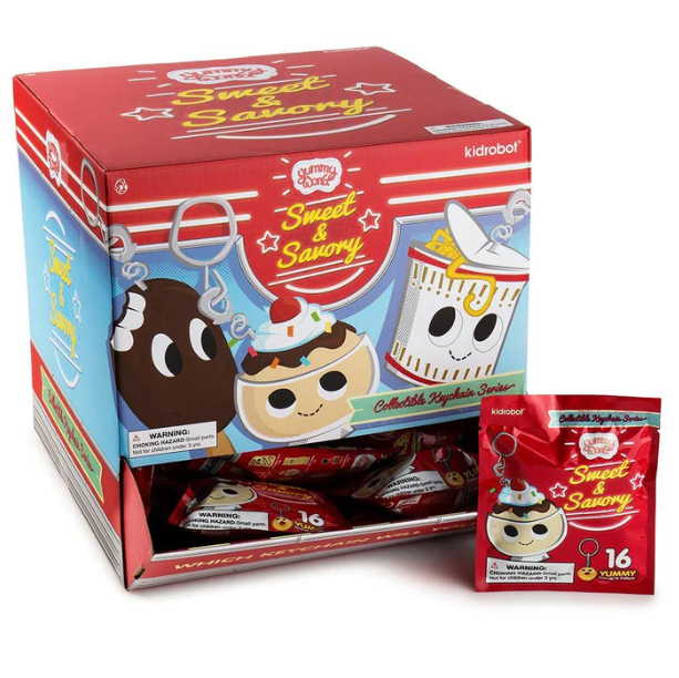 Yummy world top keychains blind box