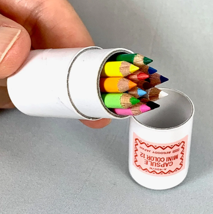 Miniature Colored Pencils Capsule